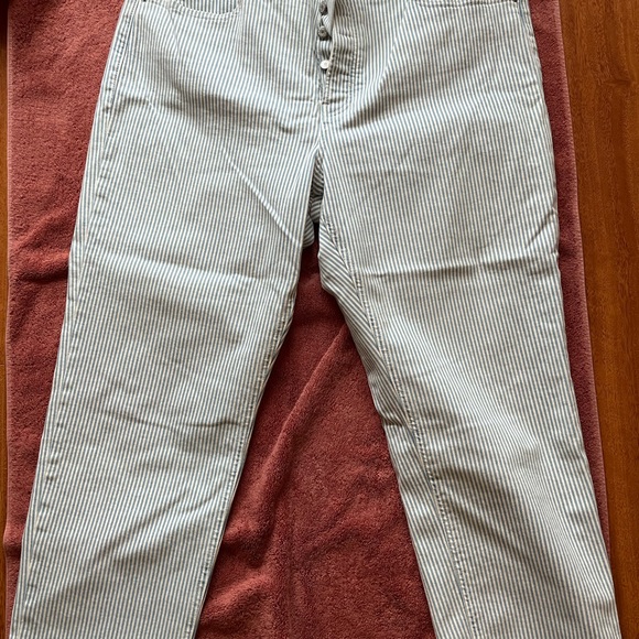Old Navy Denim - Old Navy Blue and White Striped Pants